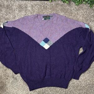 Vintage J. Riggings pullover wool sweater Sz large